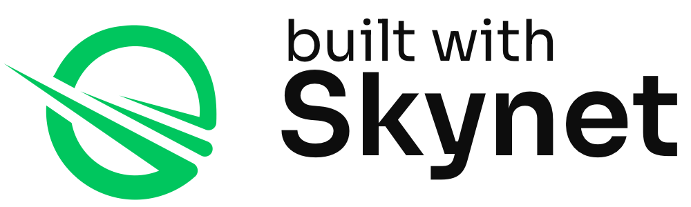 Built with Skynet - Decentralized Internet